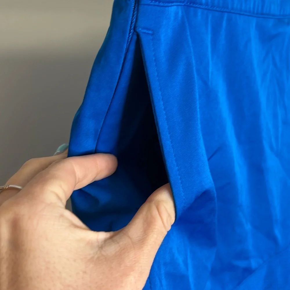 Lady Hagen Blue & White Golf Skort- 4